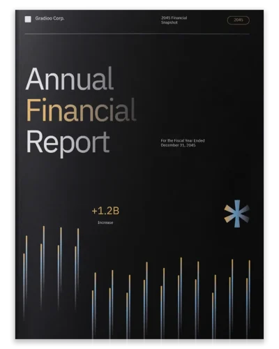 Dark Gradient Annual Financial Report