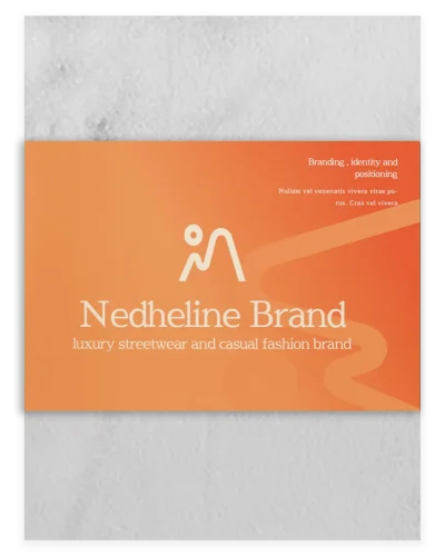 Project Brand Guideline Template Orange