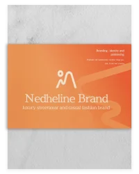Project Brand Guideline Template Orange