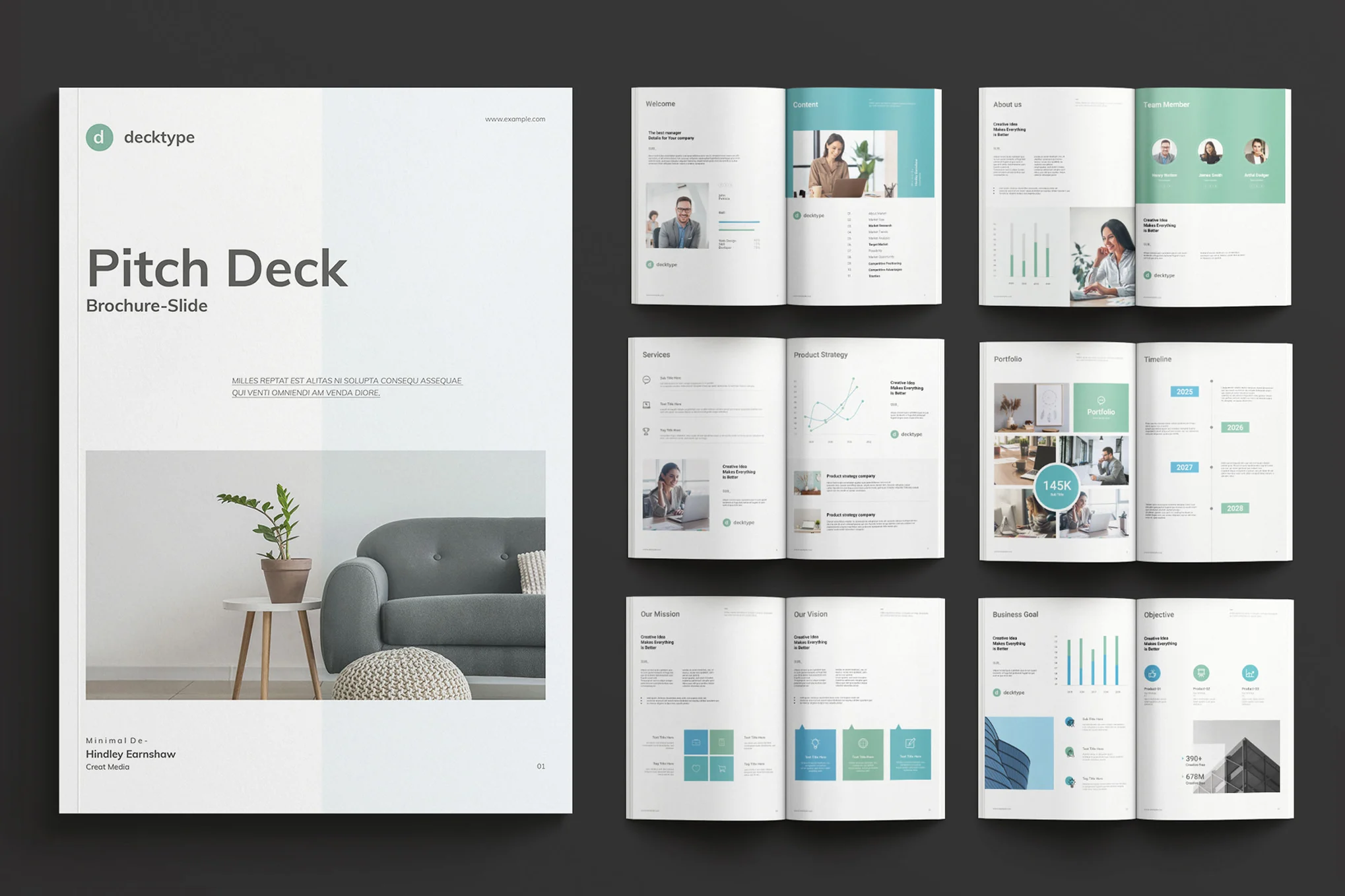 Pitch Deck Brochure Template