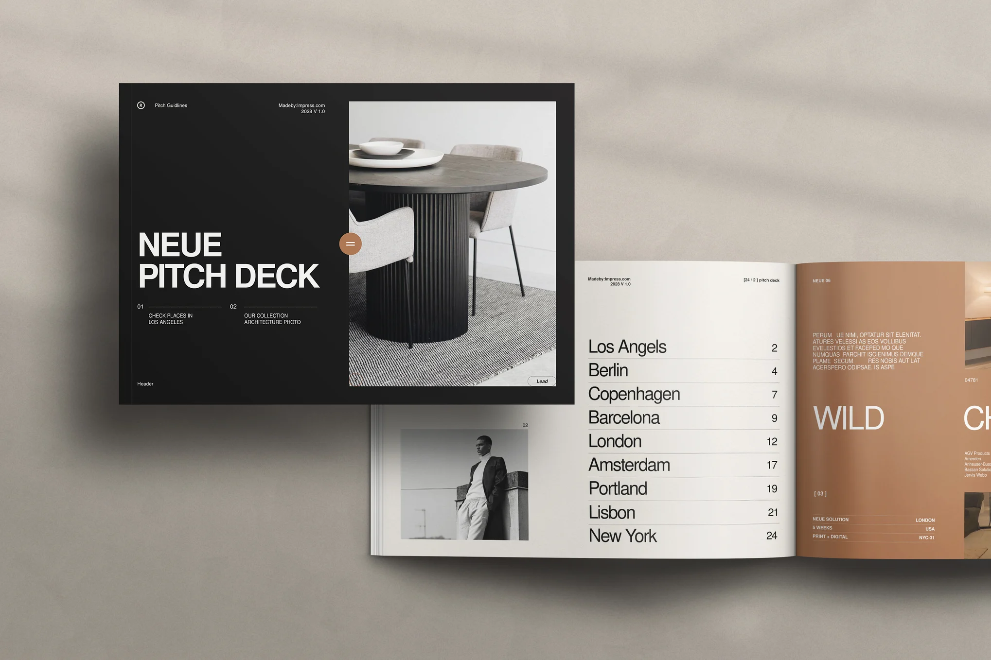 Neue Pitch Deck Template