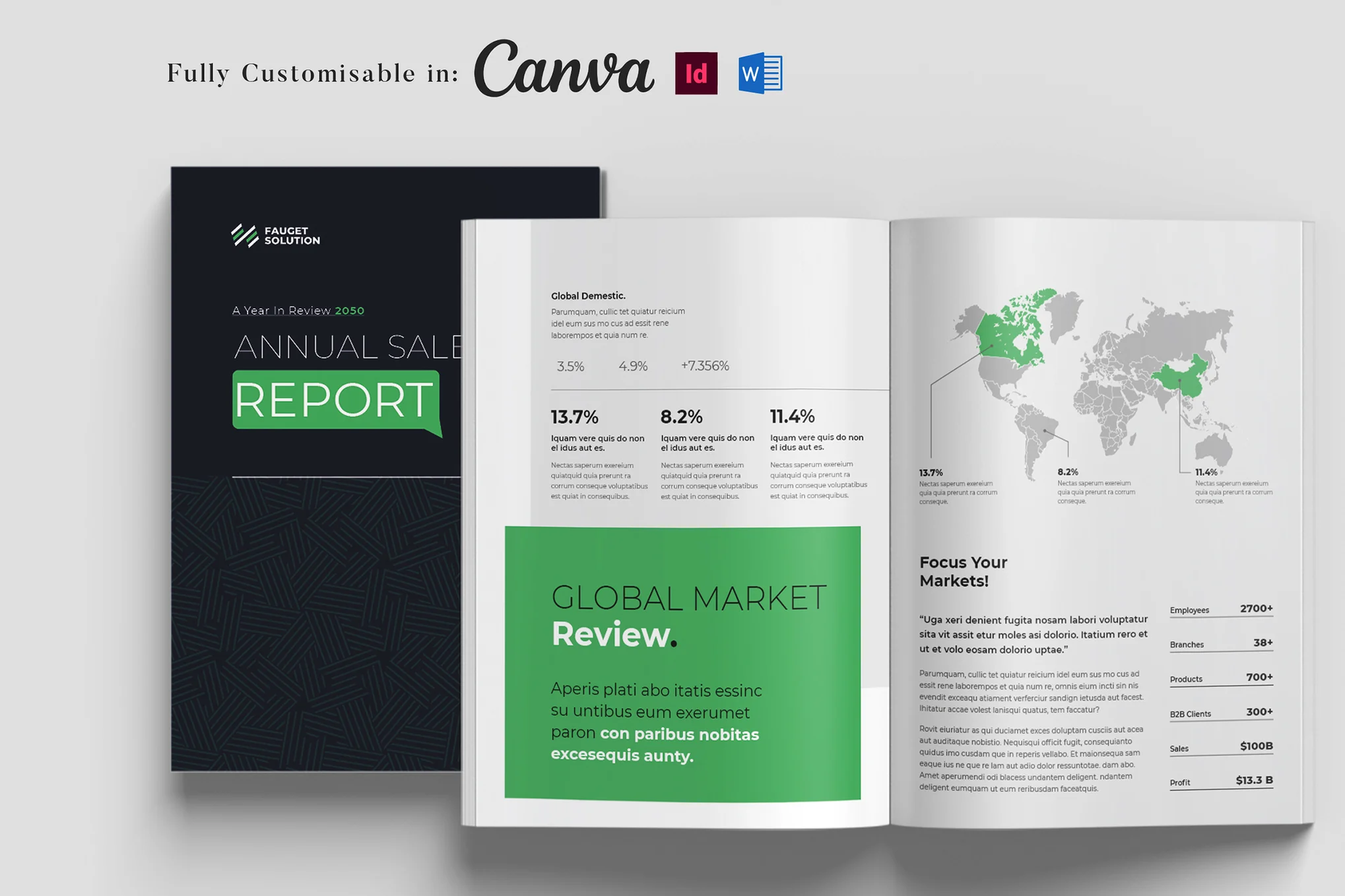 Annual Report Template | Brochure Template